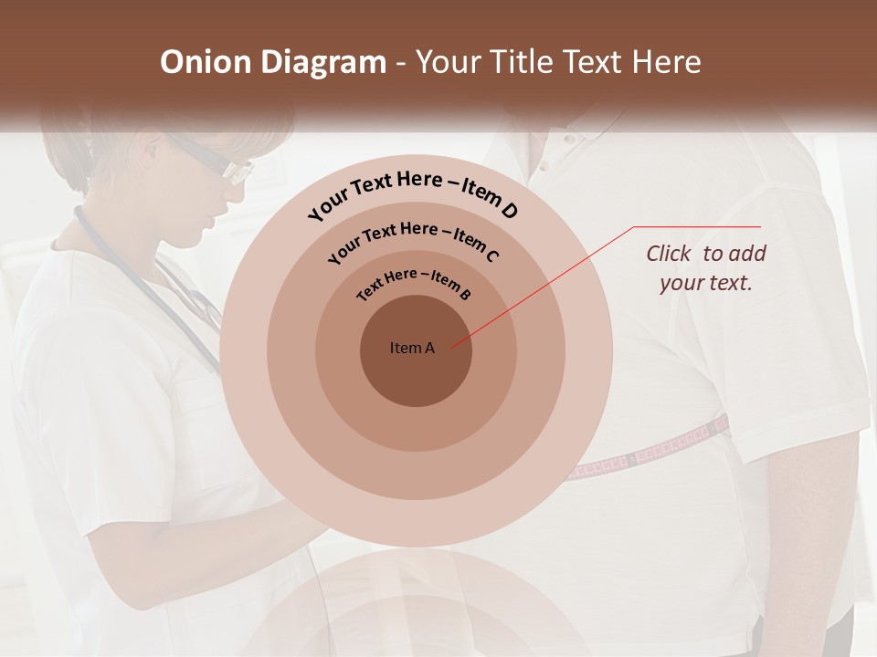 A Nurse And A Patient Looking At Something On A Clipboard PowerPoint Template