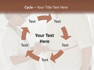 A Nurse And A Patient Looking At Something On A Clipboard PowerPoint Template