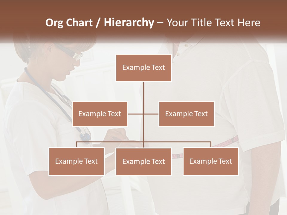 A Nurse And A Patient Looking At Something On A Clipboard PowerPoint Template