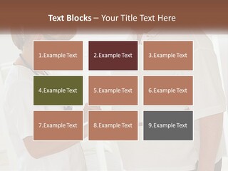 A Nurse And A Patient Looking At Something On A Clipboard PowerPoint Template