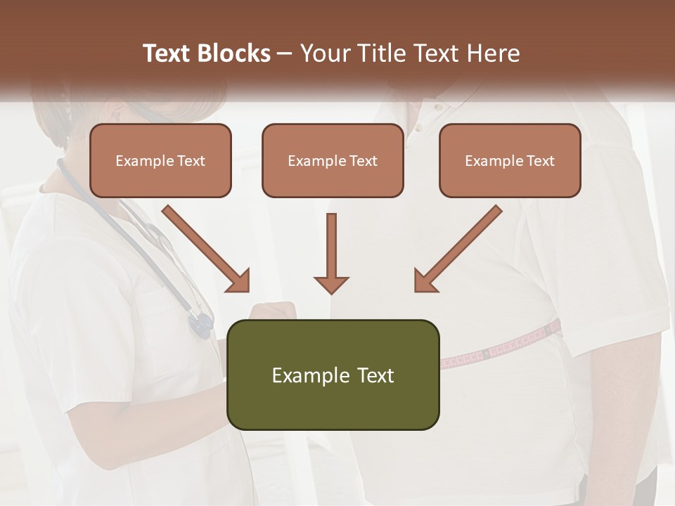 A Nurse And A Patient Looking At Something On A Clipboard PowerPoint Template