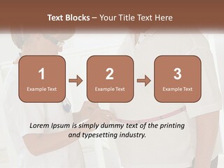 A Nurse And A Patient Looking At Something On A Clipboard PowerPoint Template
