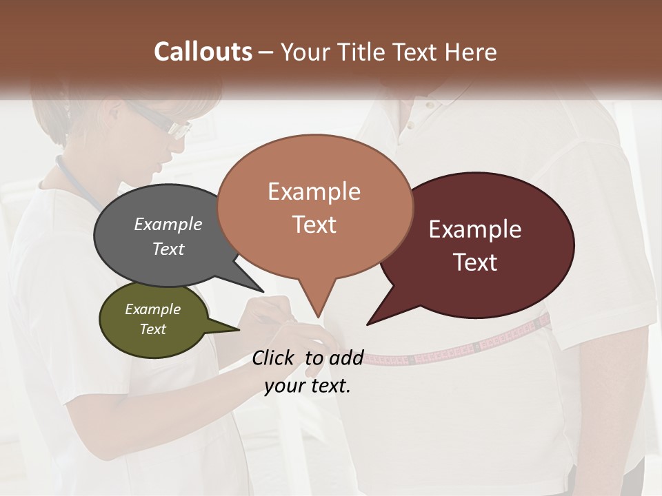 A Nurse And A Patient Looking At Something On A Clipboard PowerPoint Template