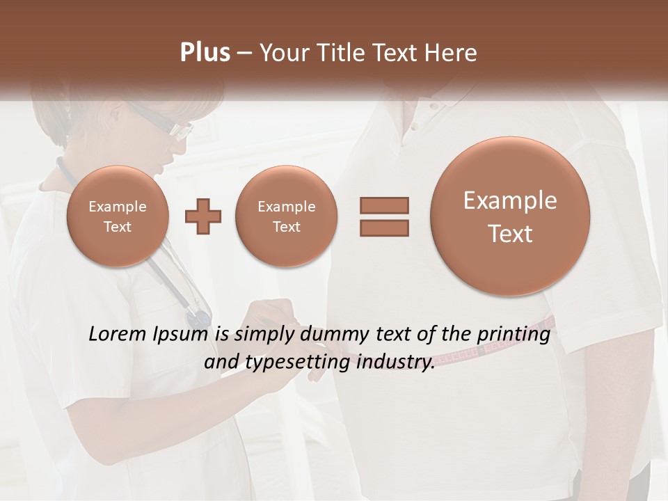 A Nurse And A Patient Looking At Something On A Clipboard PowerPoint Template