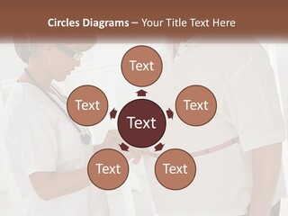 A Nurse And A Patient Looking At Something On A Clipboard PowerPoint Template