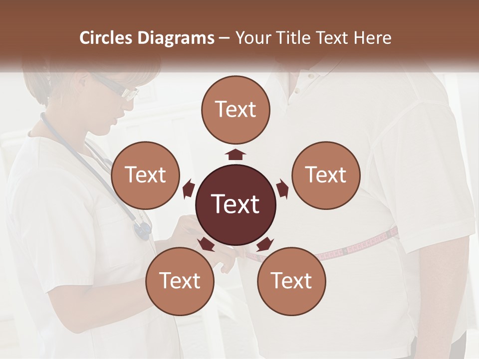 A Nurse And A Patient Looking At Something On A Clipboard PowerPoint Template