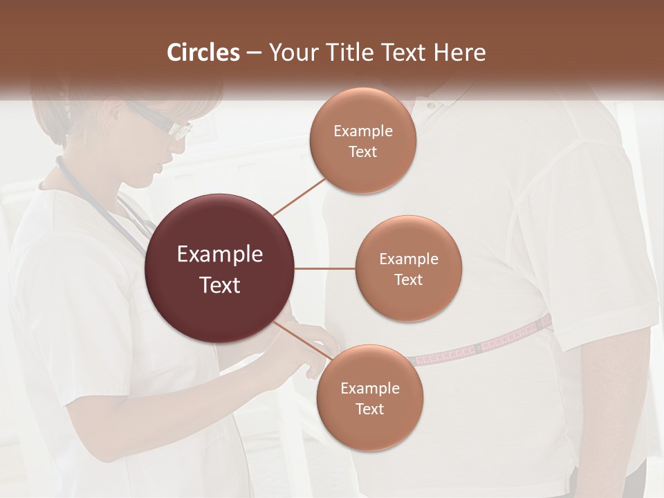 A Nurse And A Patient Looking At Something On A Clipboard PowerPoint Template