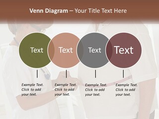 A Nurse And A Patient Looking At Something On A Clipboard PowerPoint Template