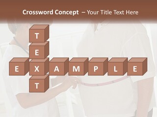 A Nurse And A Patient Looking At Something On A Clipboard PowerPoint Template