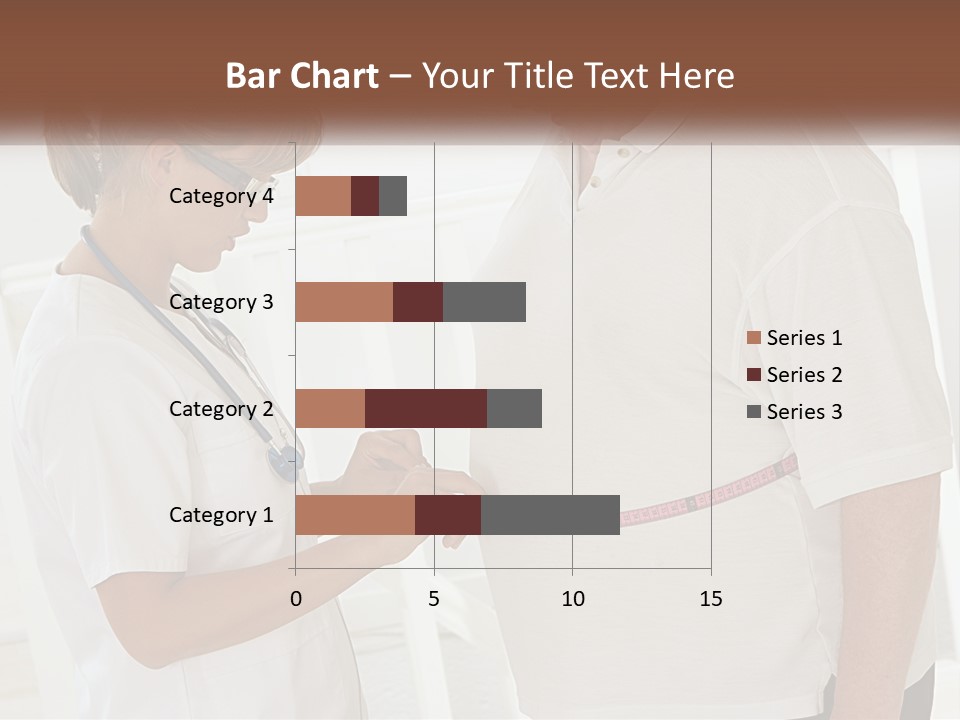 A Nurse And A Patient Looking At Something On A Clipboard PowerPoint Template