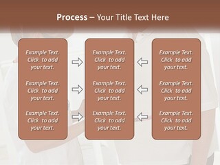 A Nurse And A Patient Looking At Something On A Clipboard PowerPoint Template