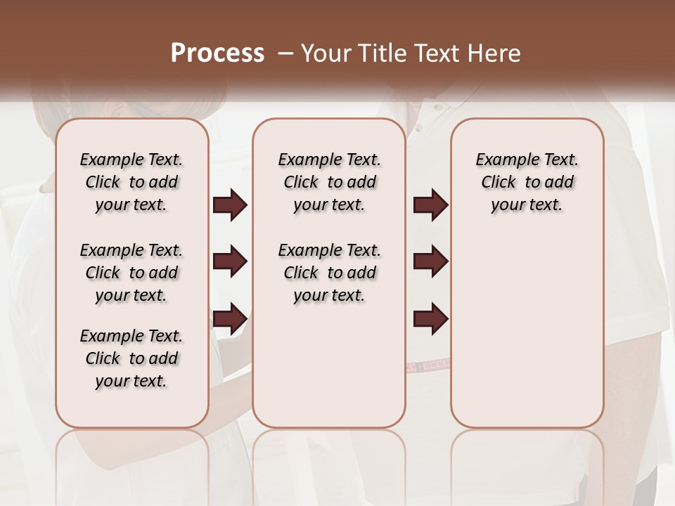 A Nurse And A Patient Looking At Something On A Clipboard PowerPoint Template