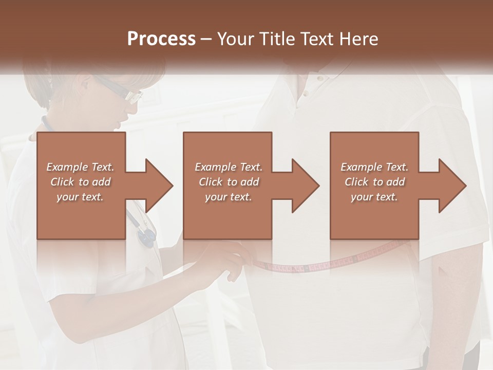 A Nurse And A Patient Looking At Something On A Clipboard PowerPoint Template