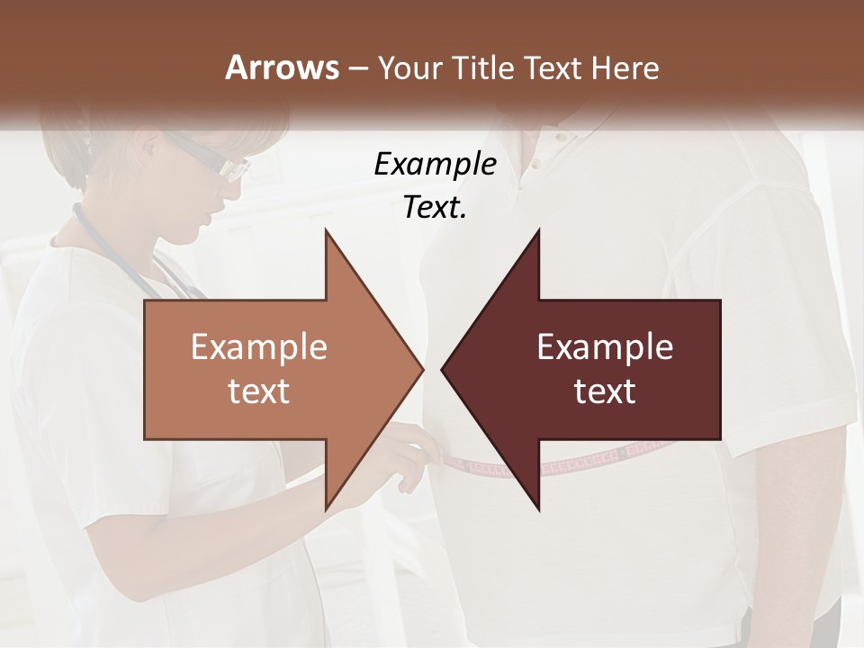 A Nurse And A Patient Looking At Something On A Clipboard PowerPoint Template