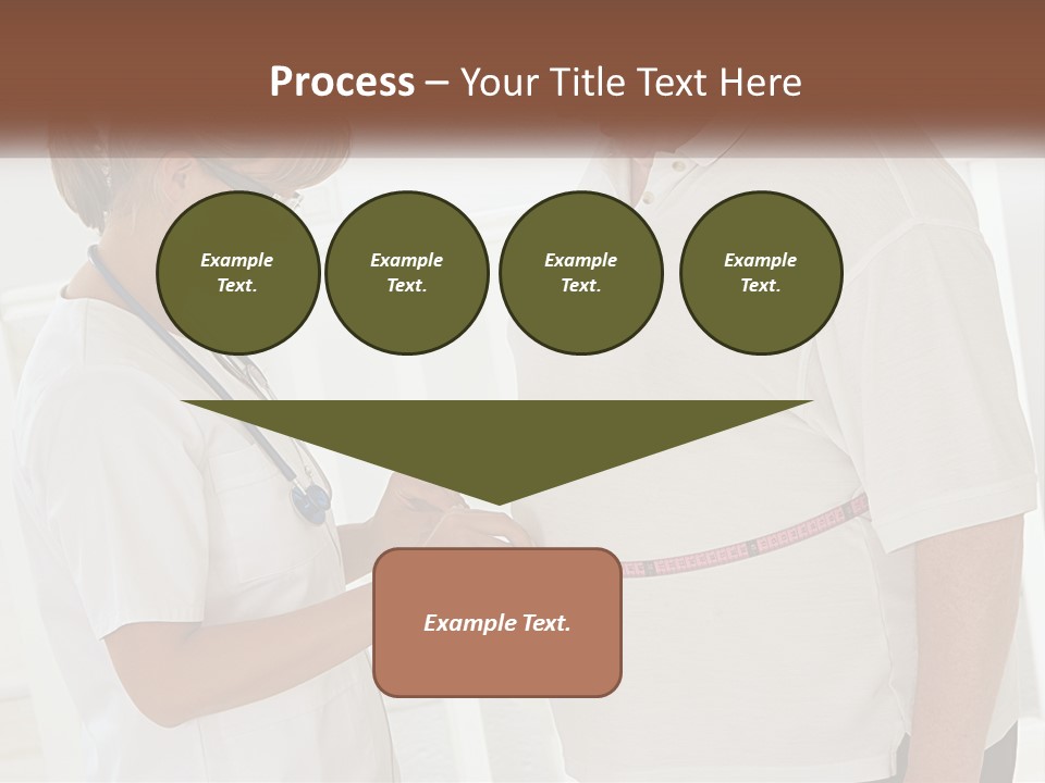A Nurse And A Patient Looking At Something On A Clipboard PowerPoint Template