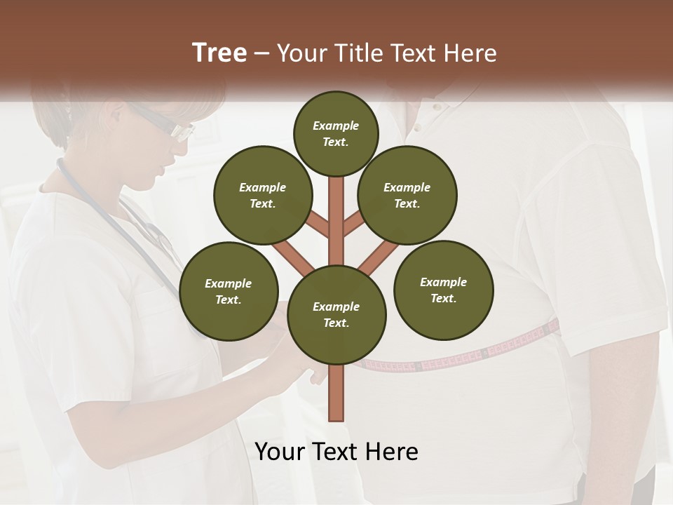 A Nurse And A Patient Looking At Something On A Clipboard PowerPoint Template