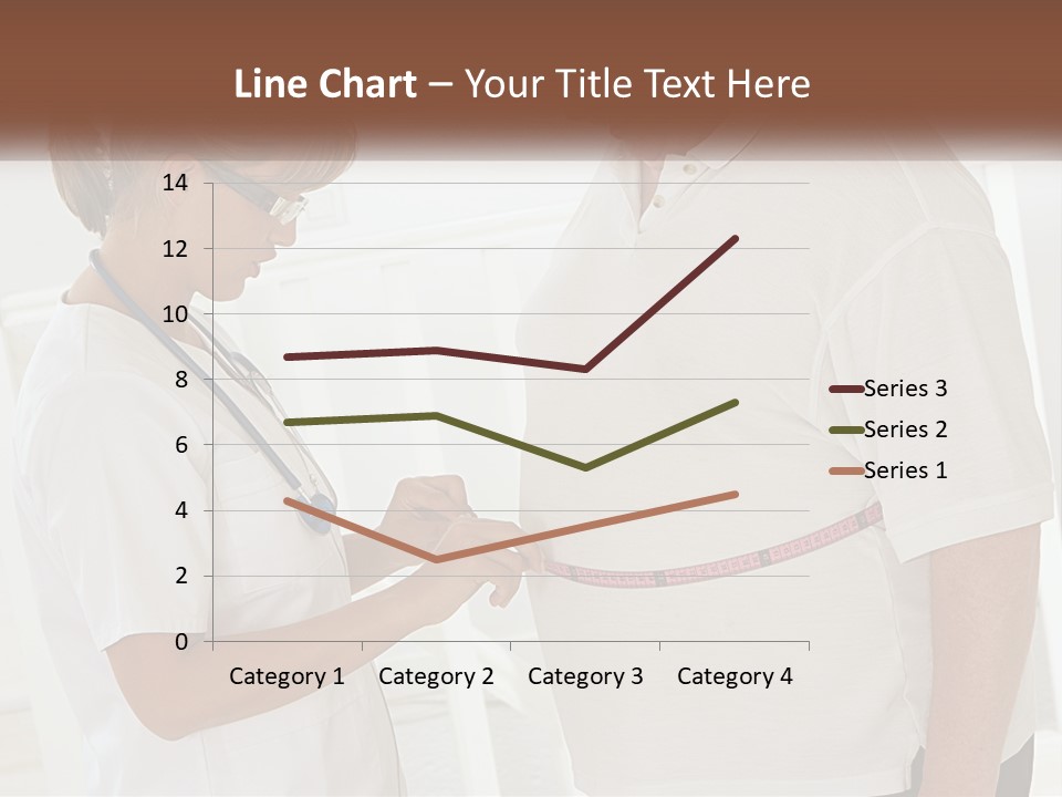 A Nurse And A Patient Looking At Something On A Clipboard PowerPoint Template