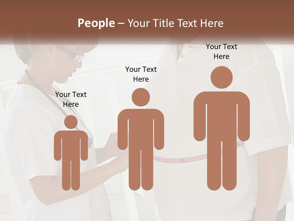 A Nurse And A Patient Looking At Something On A Clipboard PowerPoint Template