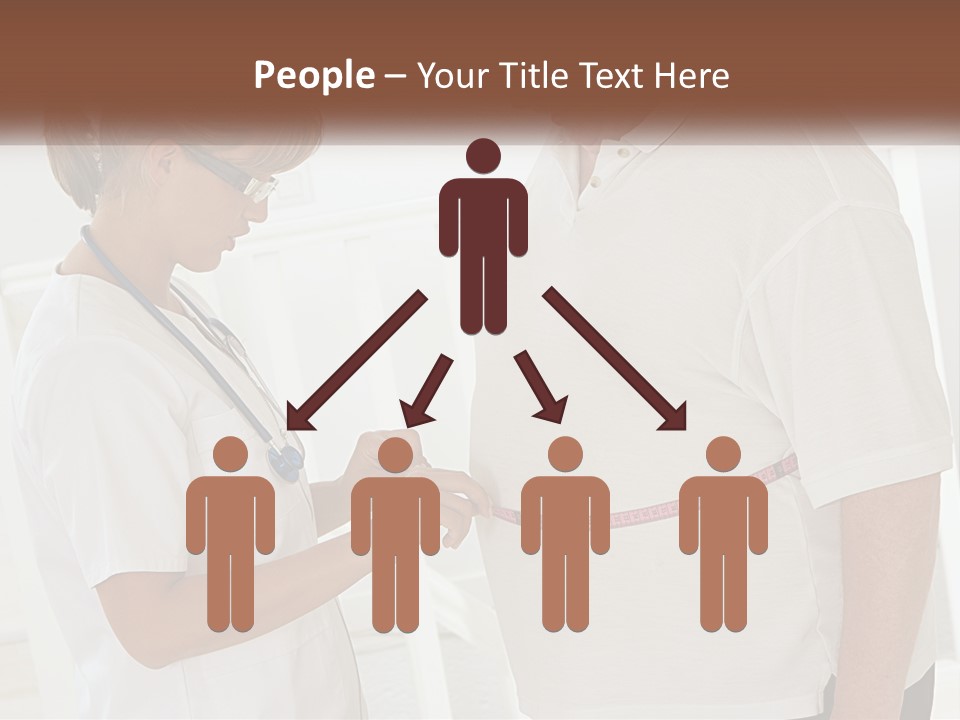 A Nurse And A Patient Looking At Something On A Clipboard PowerPoint Template