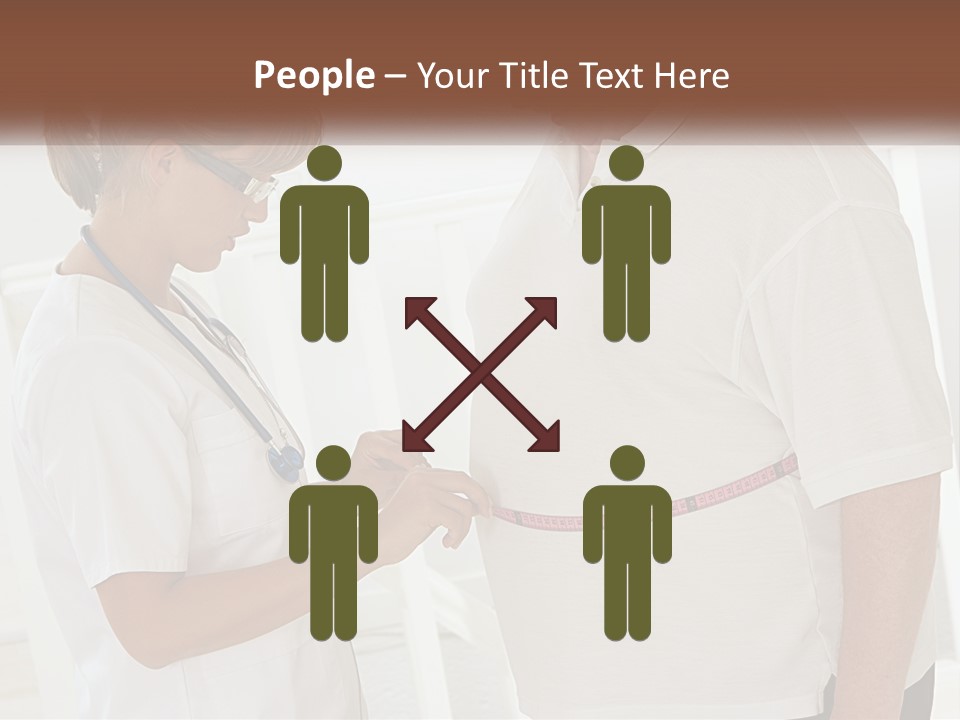 A Nurse And A Patient Looking At Something On A Clipboard PowerPoint Template