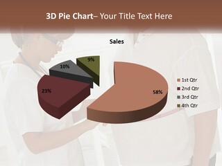 A Nurse And A Patient Looking At Something On A Clipboard PowerPoint Template