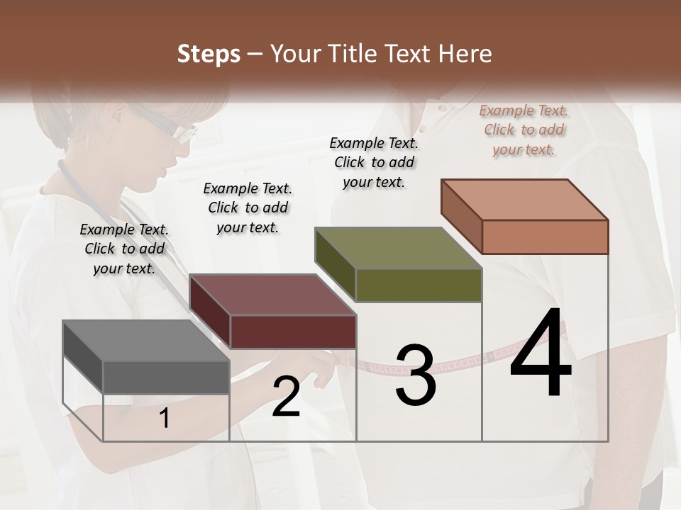 A Nurse And A Patient Looking At Something On A Clipboard PowerPoint Template