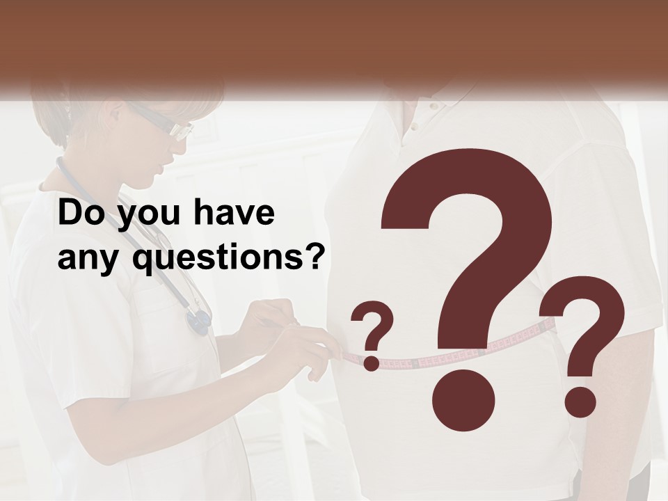 A Nurse And A Patient Looking At Something On A Clipboard PowerPoint Template