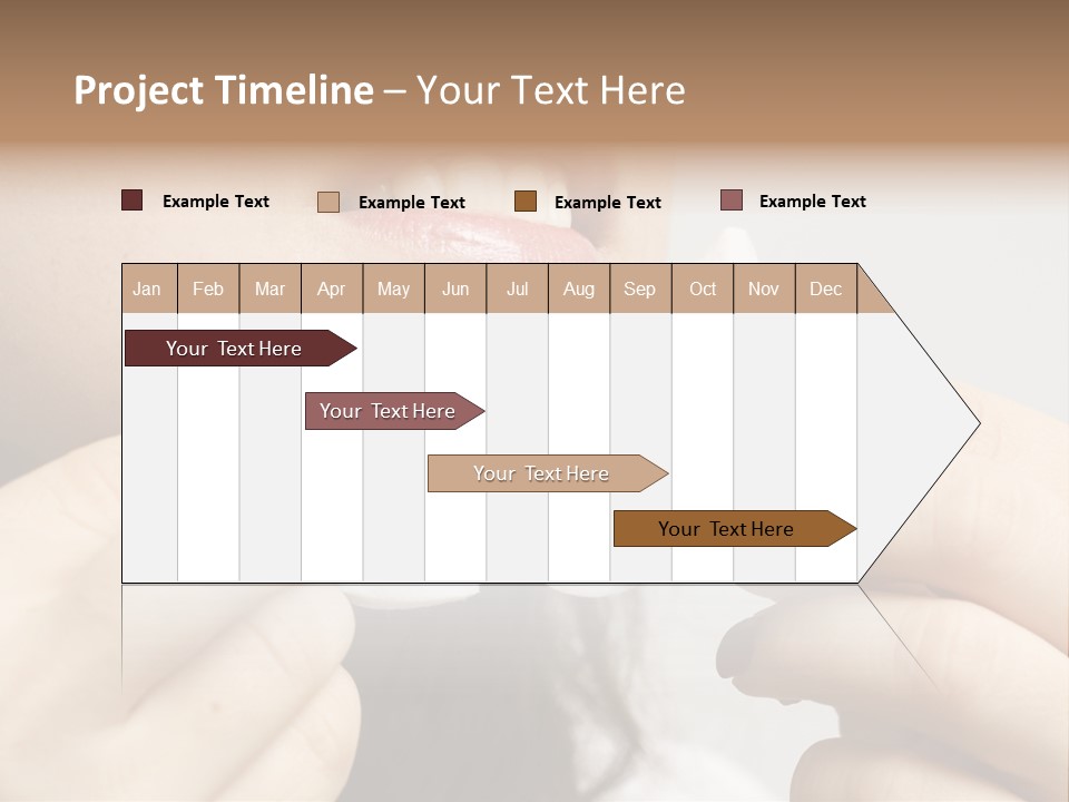 A Woman Holding A Piece Of Cloth Over Her Mouth PowerPoint Template