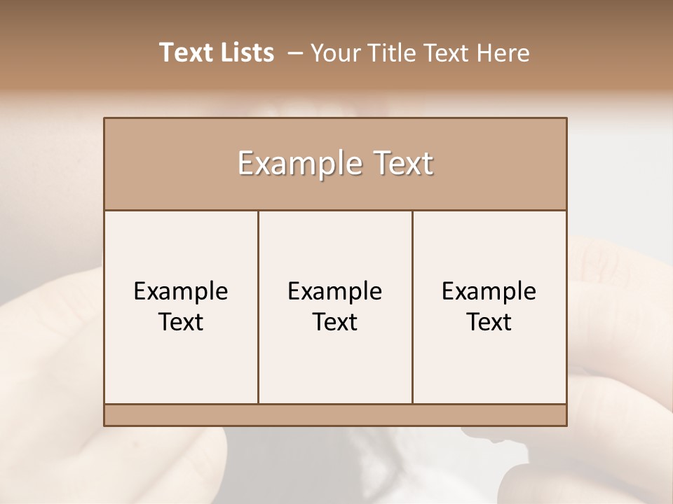 A Woman Holding A Piece Of Cloth Over Her Mouth PowerPoint Template