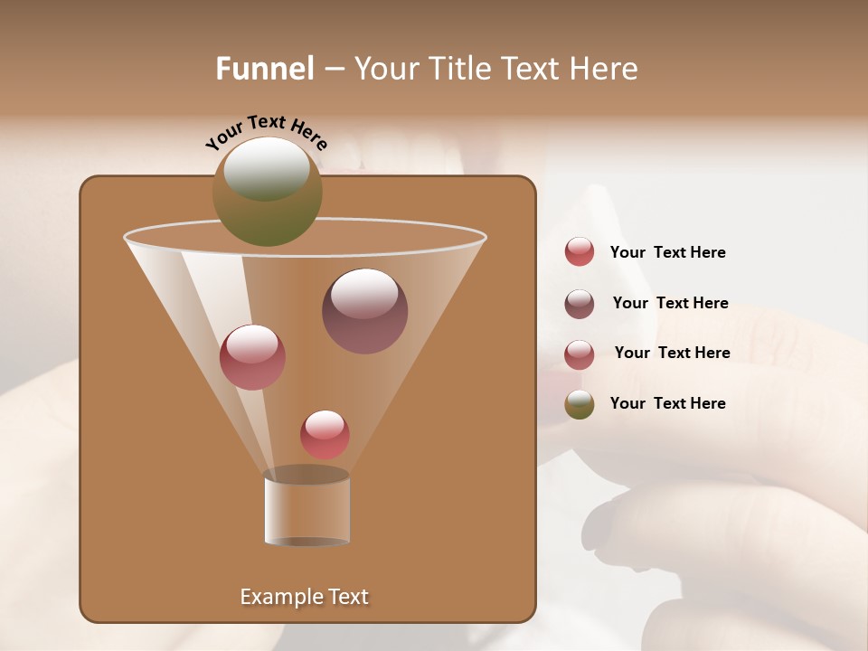 A Woman Holding A Piece Of Cloth Over Her Mouth PowerPoint Template