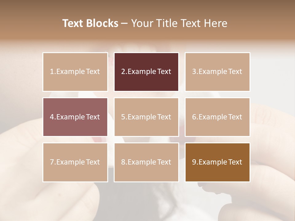 A Woman Holding A Piece Of Cloth Over Her Mouth PowerPoint Template