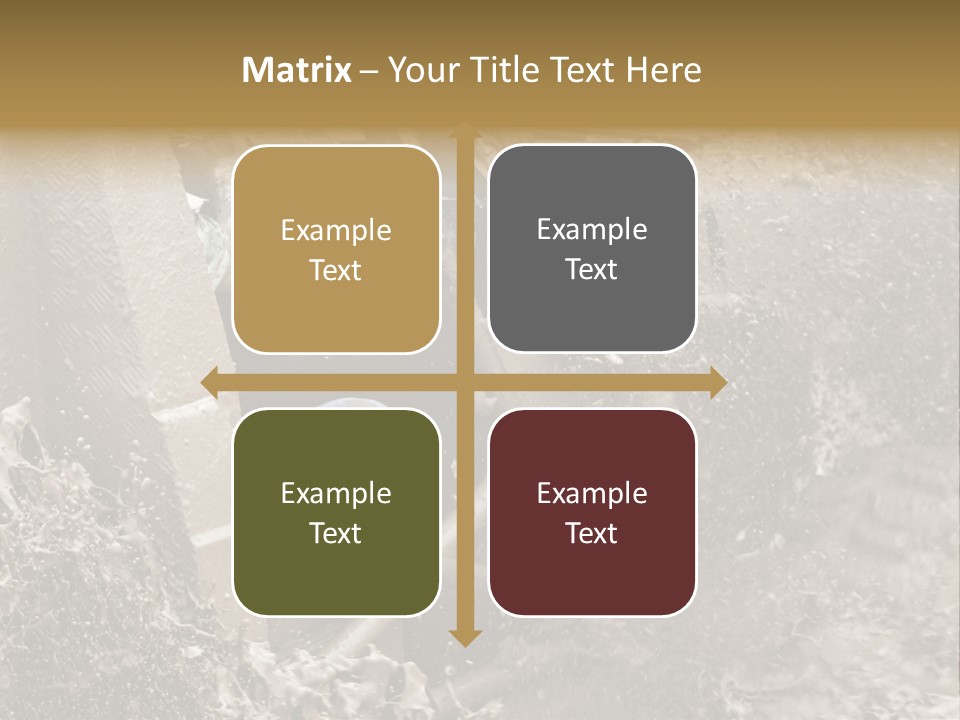 A Mud Covered Vehicle Driving Through A Puddle Of Water PowerPoint Template