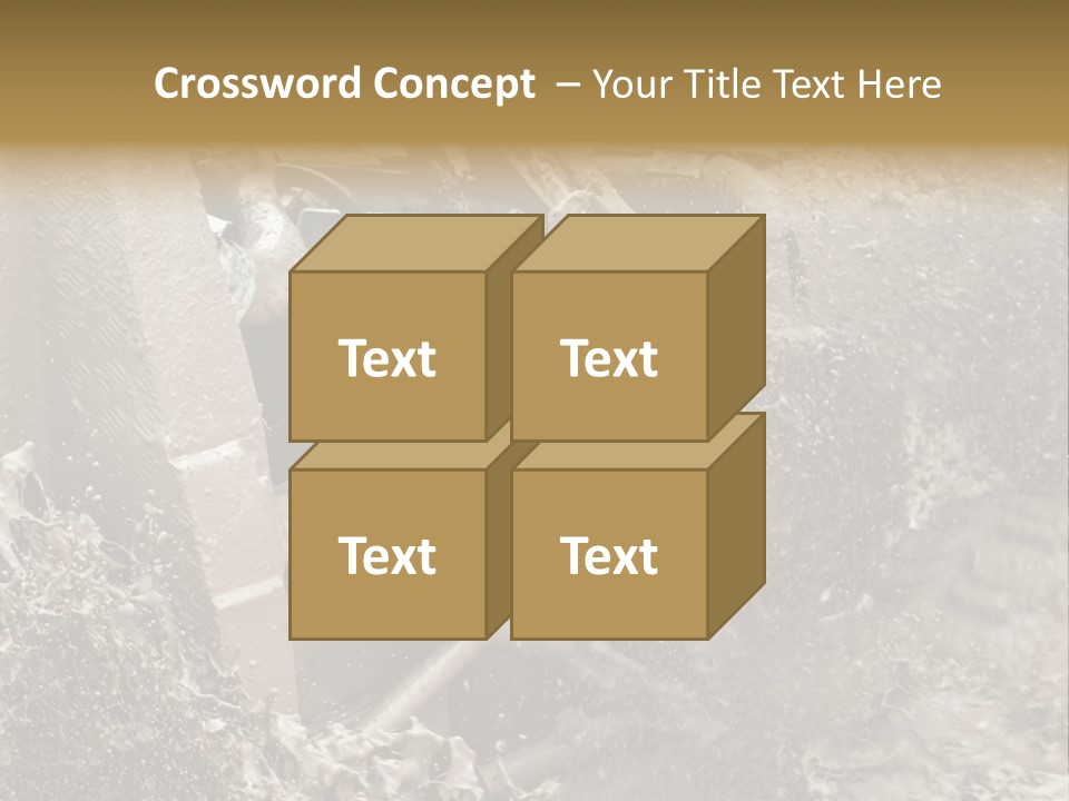 A Mud Covered Vehicle Driving Through A Puddle Of Water PowerPoint Template