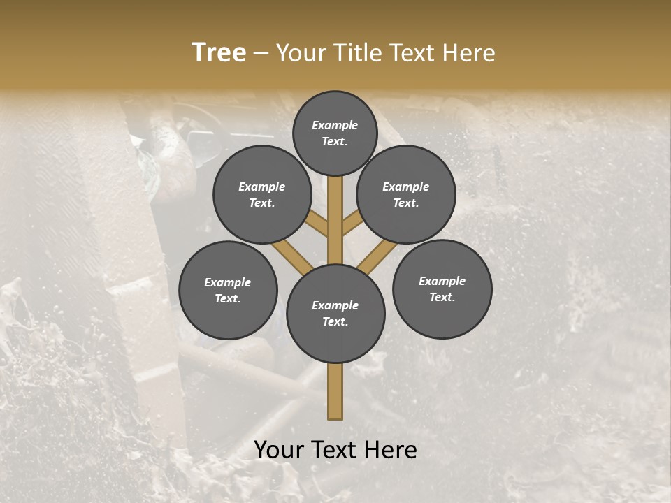 A Mud Covered Vehicle Driving Through A Puddle Of Water PowerPoint Template