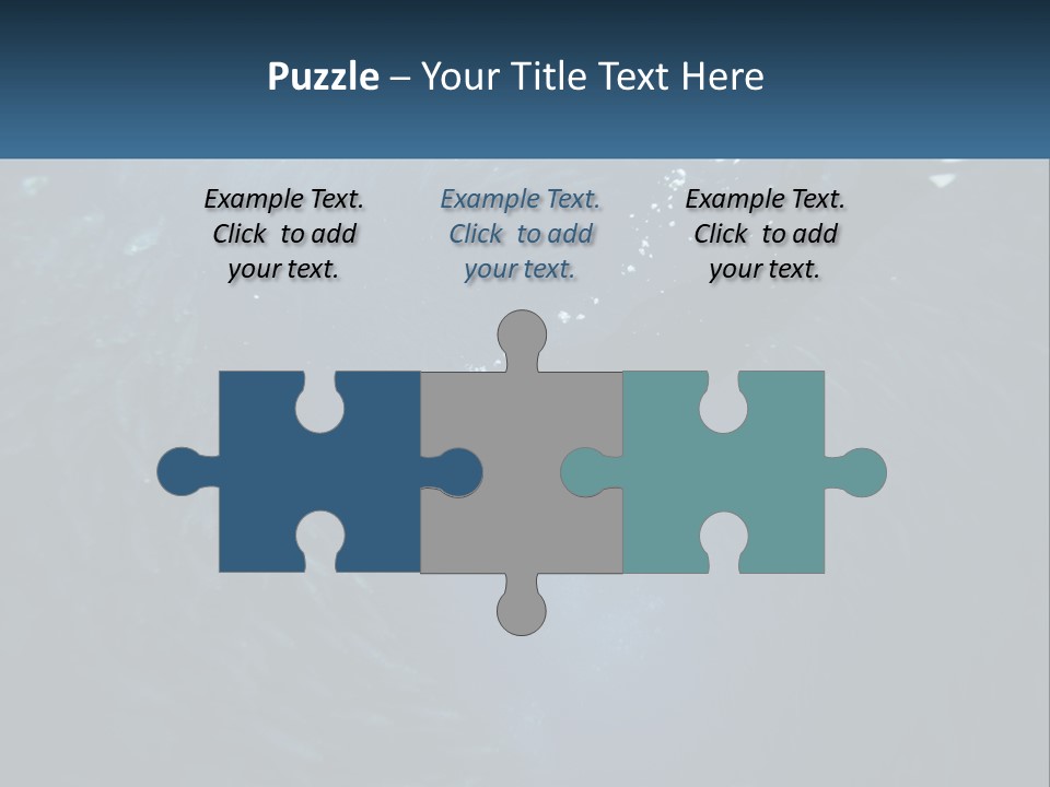 A Person Swimming In The Water Surrounded By Fish PowerPoint Template