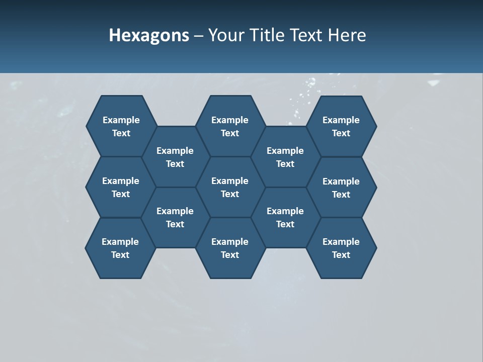 A Person Swimming In The Water Surrounded By Fish PowerPoint Template