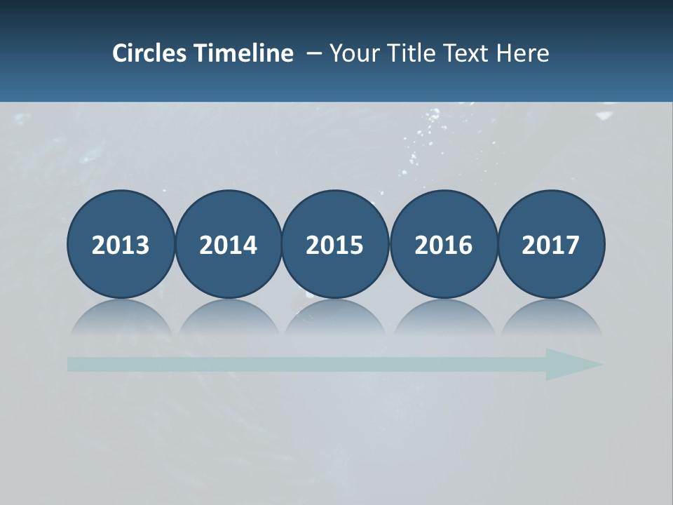 A Person Swimming In The Water Surrounded By Fish PowerPoint Template