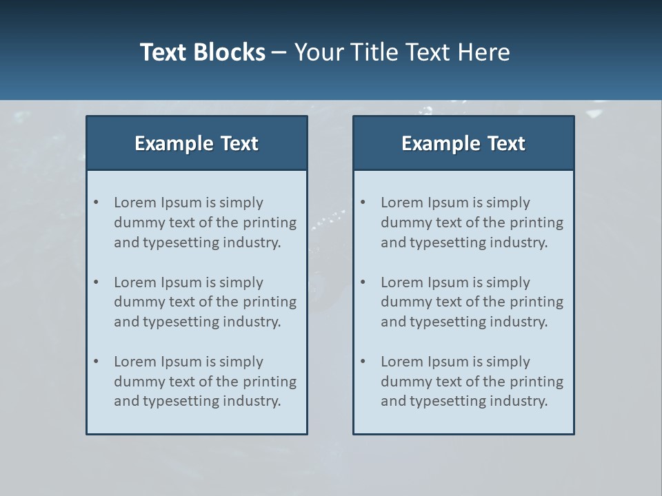 A Person Swimming In The Water Surrounded By Fish PowerPoint Template
