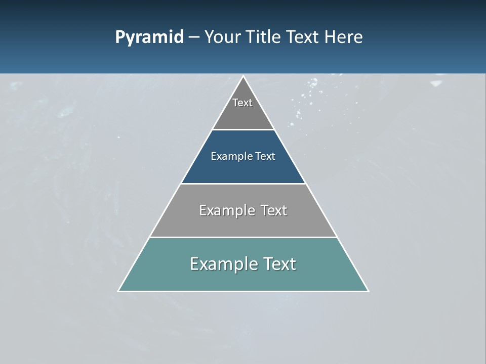 A Person Swimming In The Water Surrounded By Fish PowerPoint Template