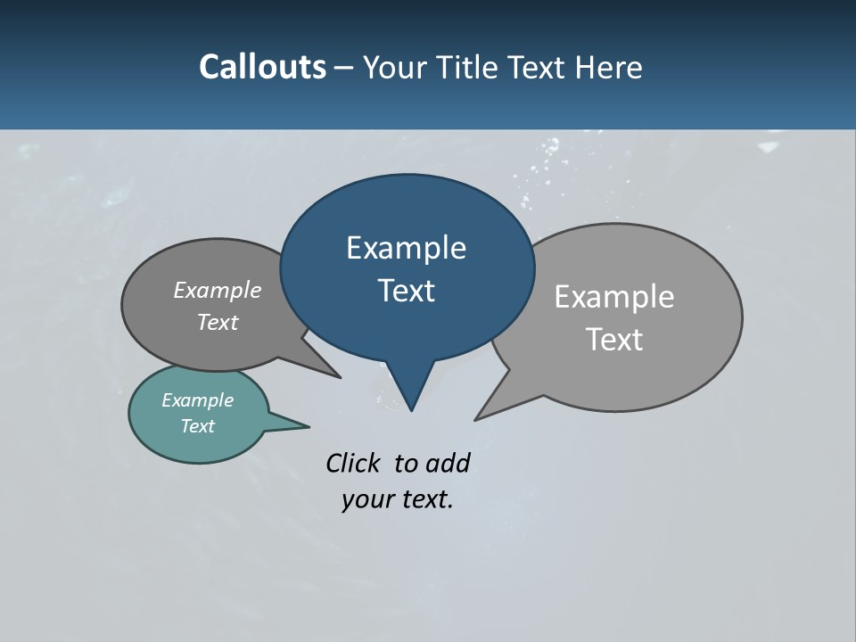 A Person Swimming In The Water Surrounded By Fish PowerPoint Template