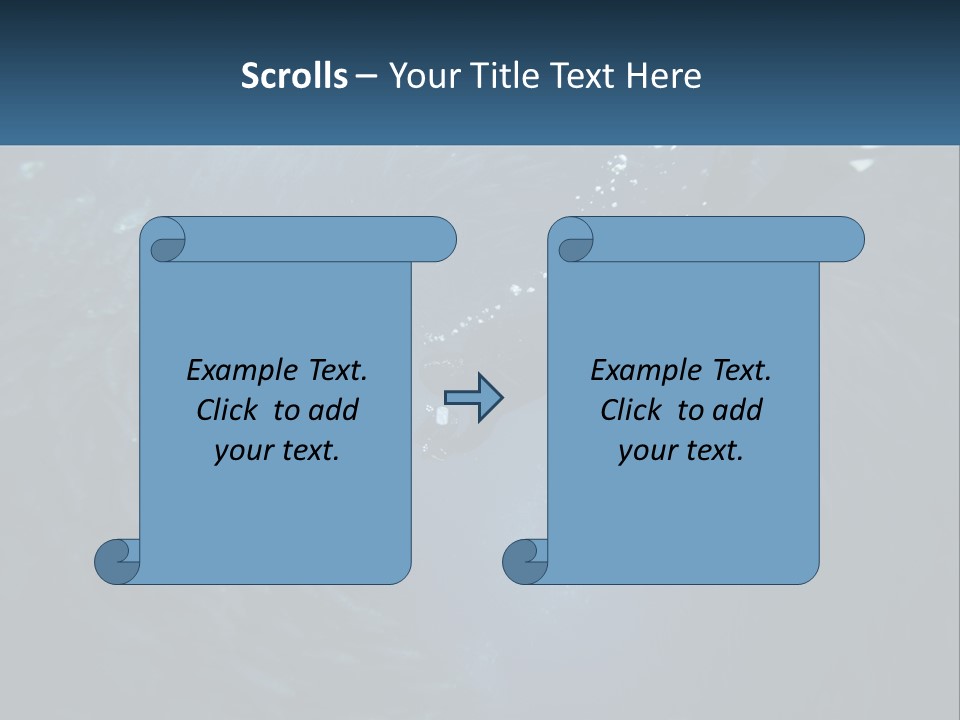 A Person Swimming In The Water Surrounded By Fish PowerPoint Template