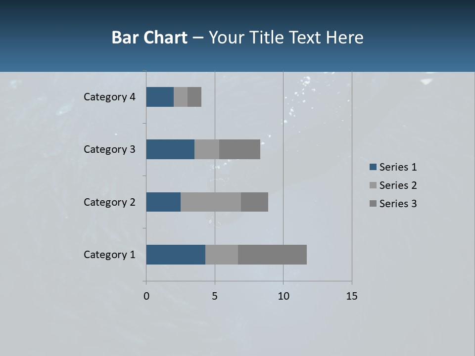 A Person Swimming In The Water Surrounded By Fish PowerPoint Template