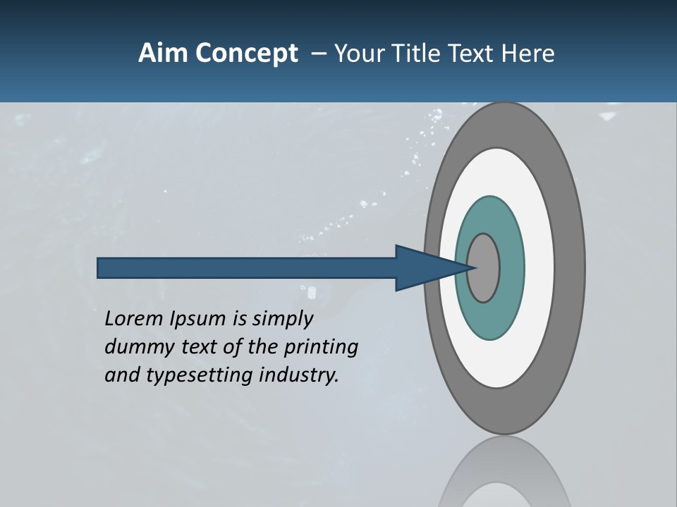 A Person Swimming In The Water Surrounded By Fish PowerPoint Template