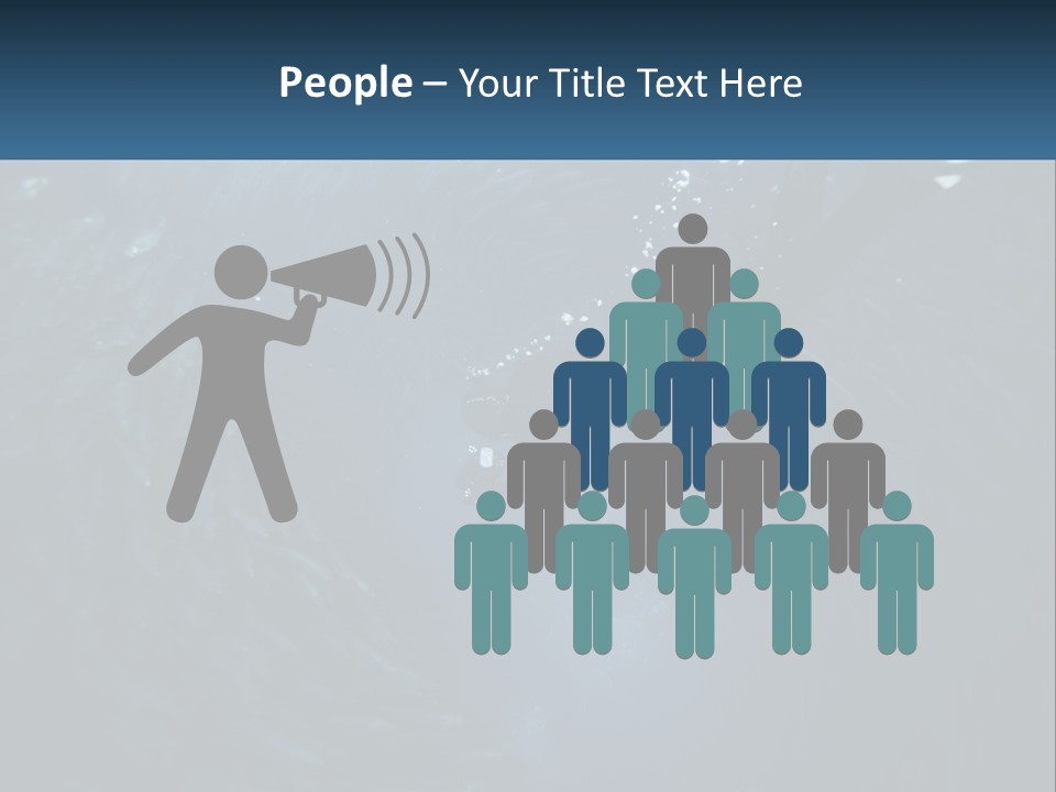 A Person Swimming In The Water Surrounded By Fish PowerPoint Template