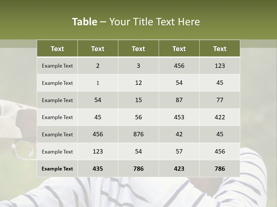 A Girl Is Holding A Gun And Aiming It PowerPoint Template