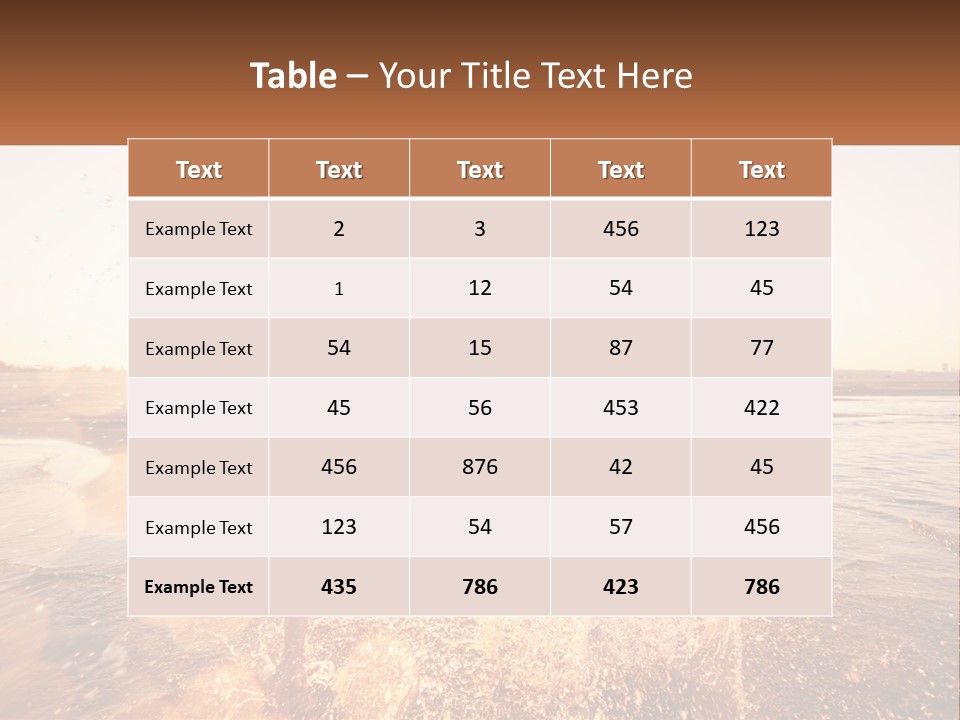 A Man And A Woman Are Standing In The Water PowerPoint Template