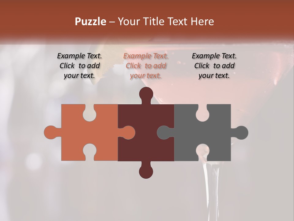 A Pink Cocktail With A Lime Slice On The Rim PowerPoint Template