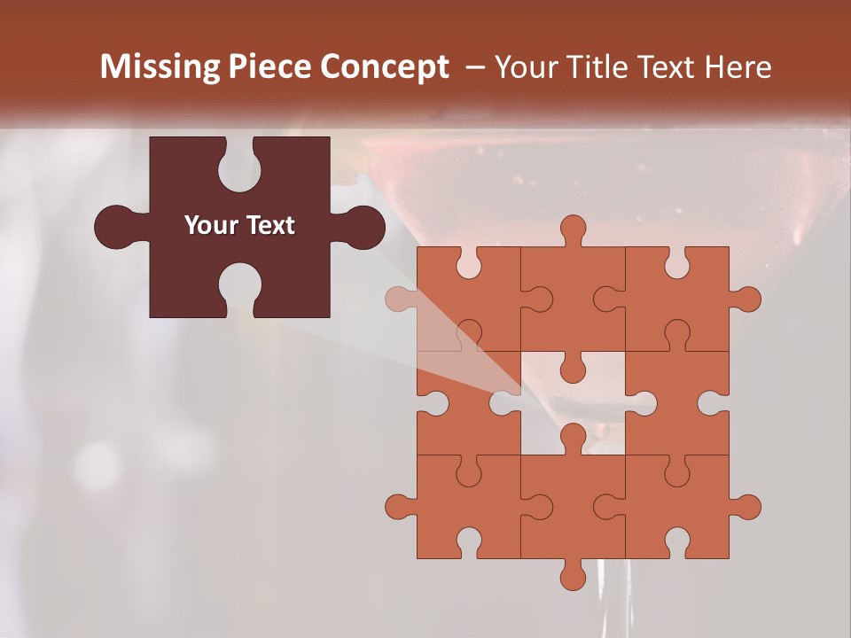 A Pink Cocktail With A Lime Slice On The Rim PowerPoint Template