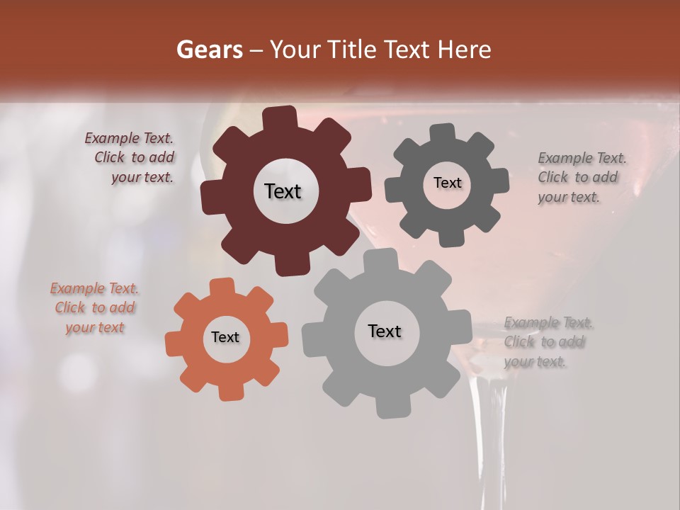 A Pink Cocktail With A Lime Slice On The Rim PowerPoint Template