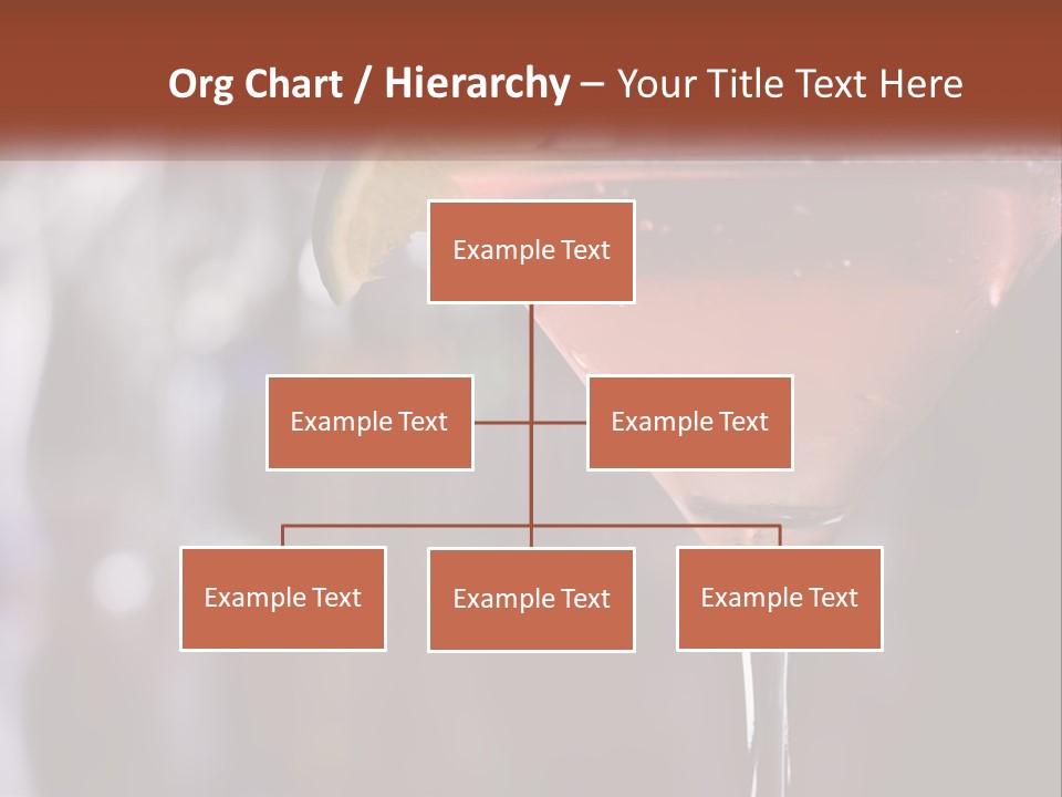 A Pink Cocktail With A Lime Slice On The Rim PowerPoint Template